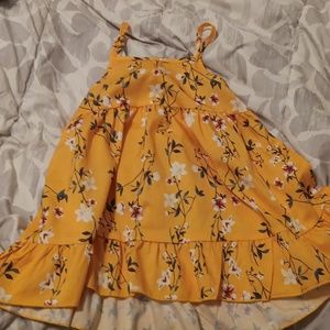 Ruffled hem sundress